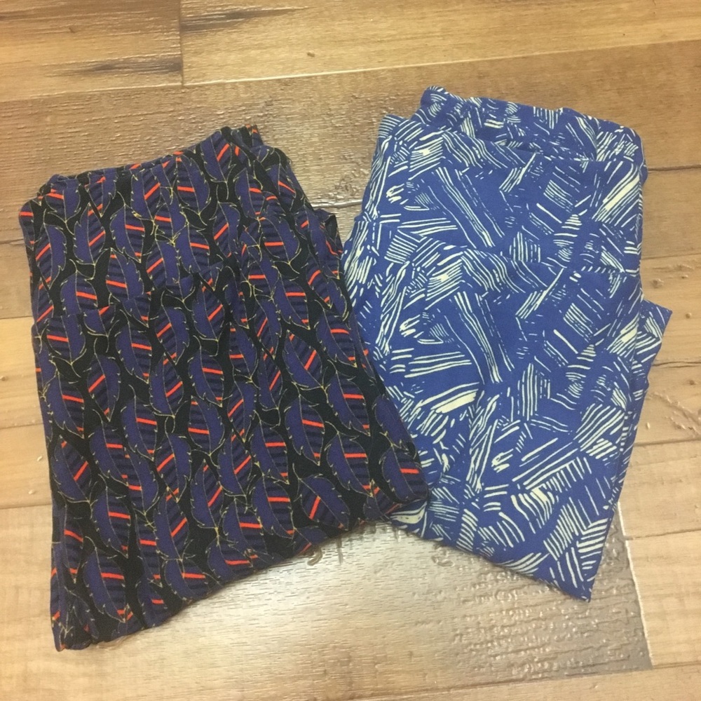 Two Pairs of LulaRoe Leggings