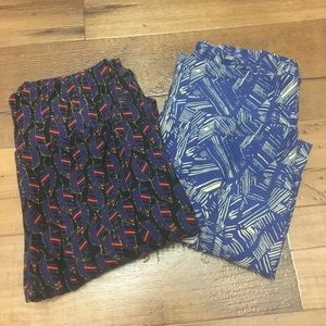 Two Pairs of LulaRoe Leggings