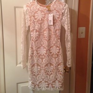 H&M white lace dress