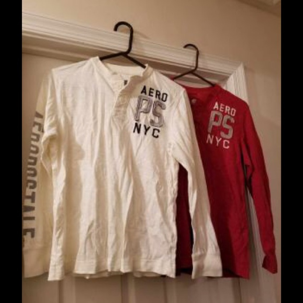 Boys Aeropostale, 100% cotton, long sleeve shirts