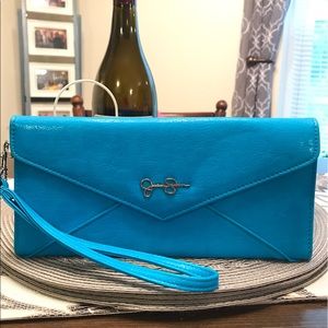 Turquoise Jessica Simpson Clutch