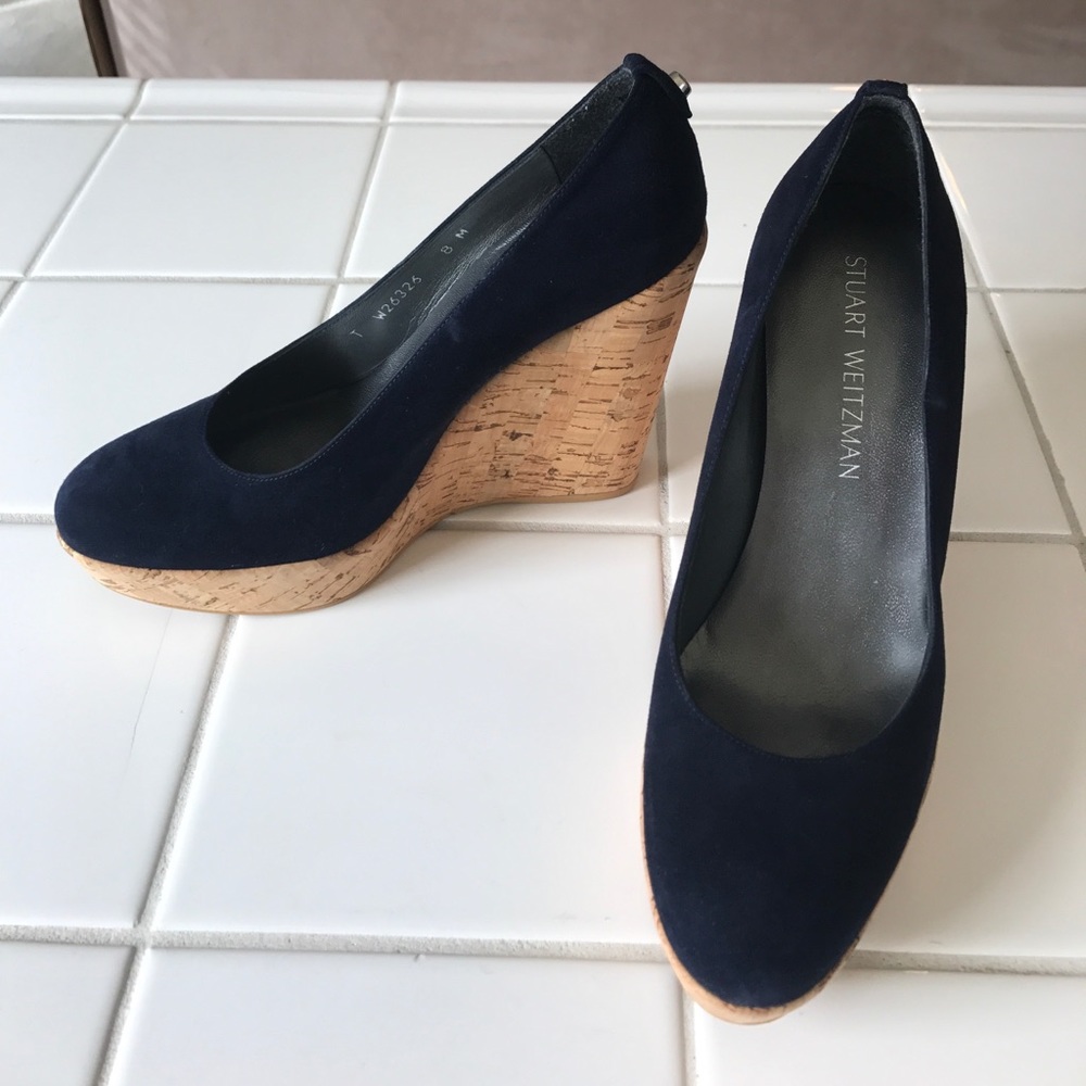 Stuart Weitzman Corkswoon Wedges