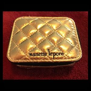 Gold Nanette Lepore Pill Box!!