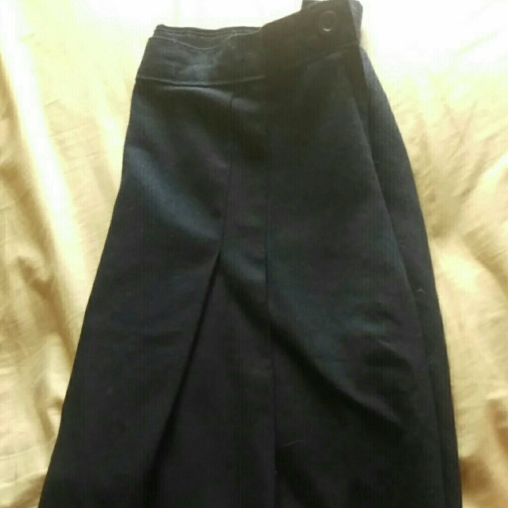 Black uniform skirt