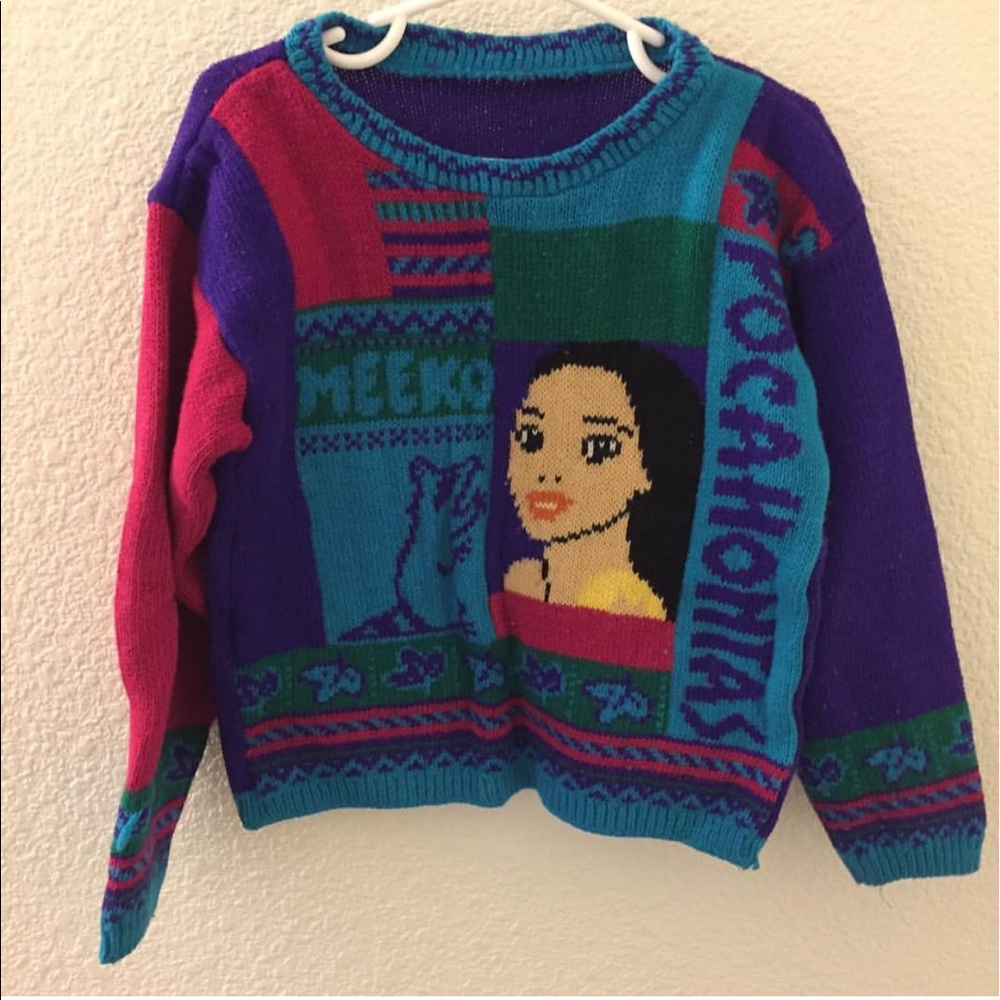 Kids Vintage Pocahontas sweater no tag