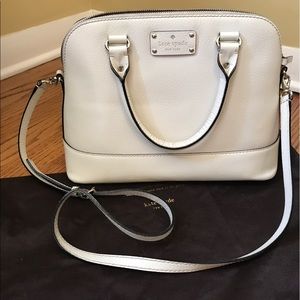 Kate Spade White Leather Handbag