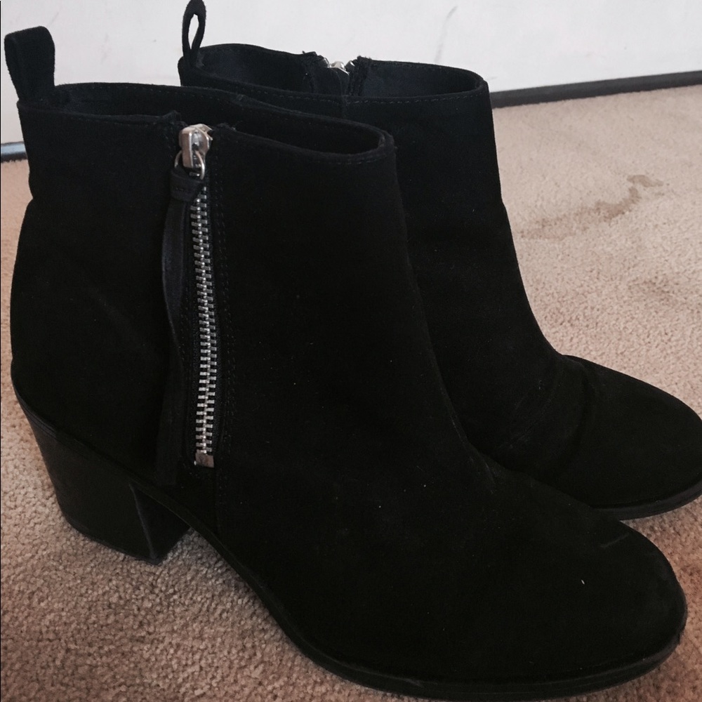 Faux Suade Booties