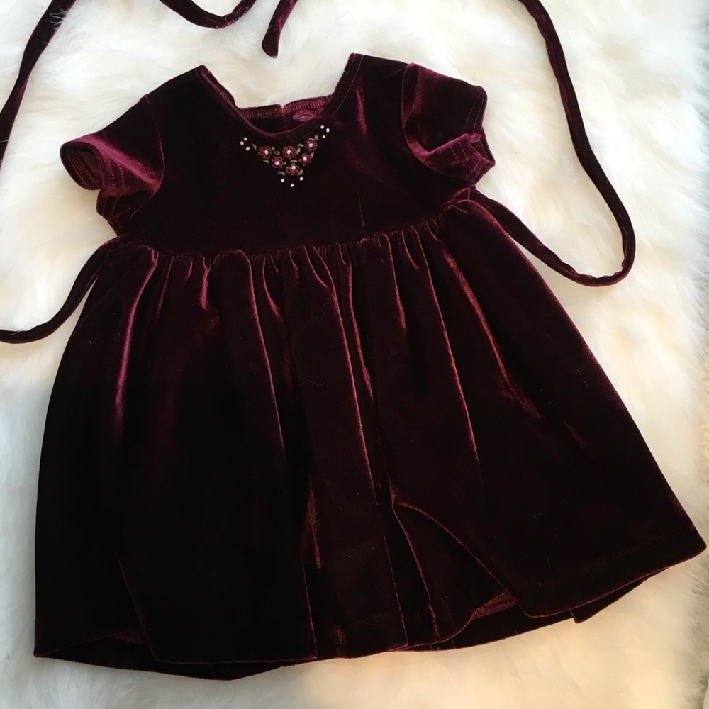 Good Lad velvet baby dress