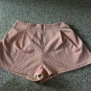 High rise boutique shorts