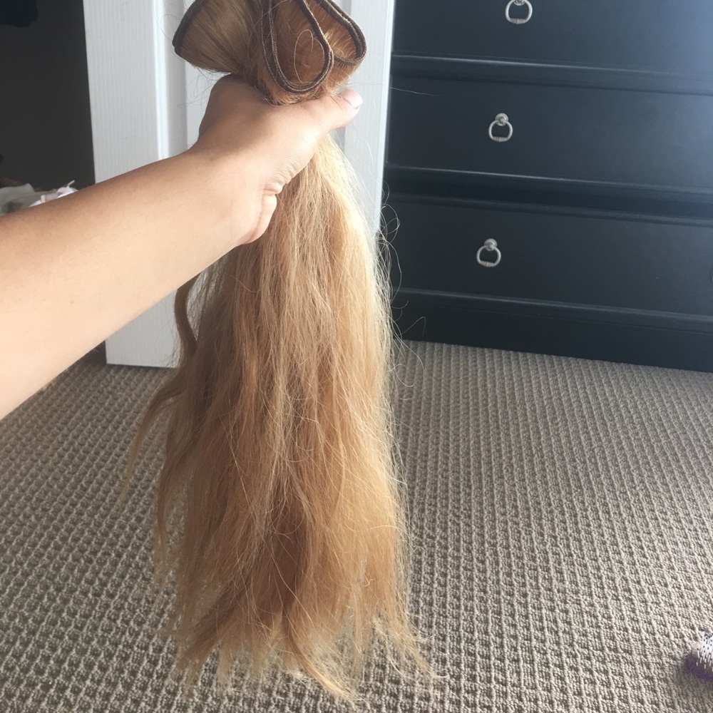 3 piece Weft sew in hair extension set