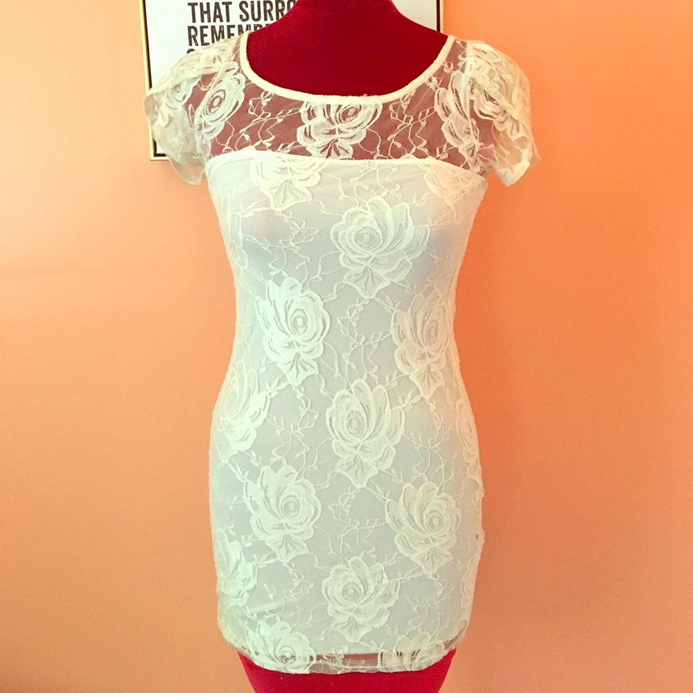 Extra Long Lace Blouse