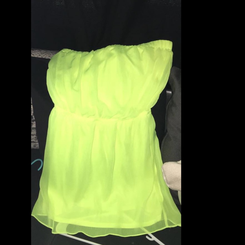 Express Neon Yellow Top or dress