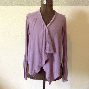 Velvet Lilac Cardigan