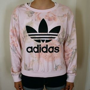 Adidas Originals pastel rose sweatshirt