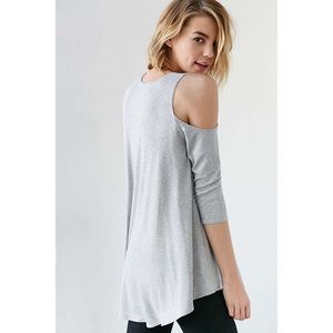 Kimichi Blue Urban Outfitters Cold Shoulder Top