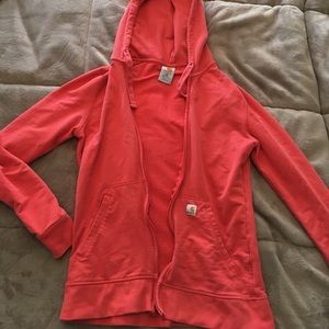 Carhartt zip up hoodie