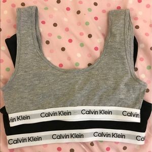 CALVIN KLIEN SPORTS BRAS NEVER WORN