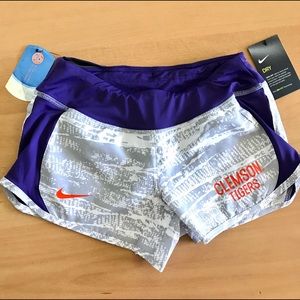 Nike Clemson Shorts, Sz XS, NWT