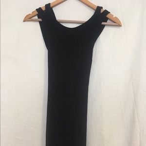 Black Dress with Sexy Back