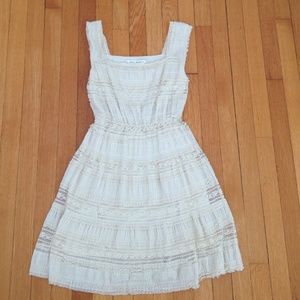 Cream lace dress