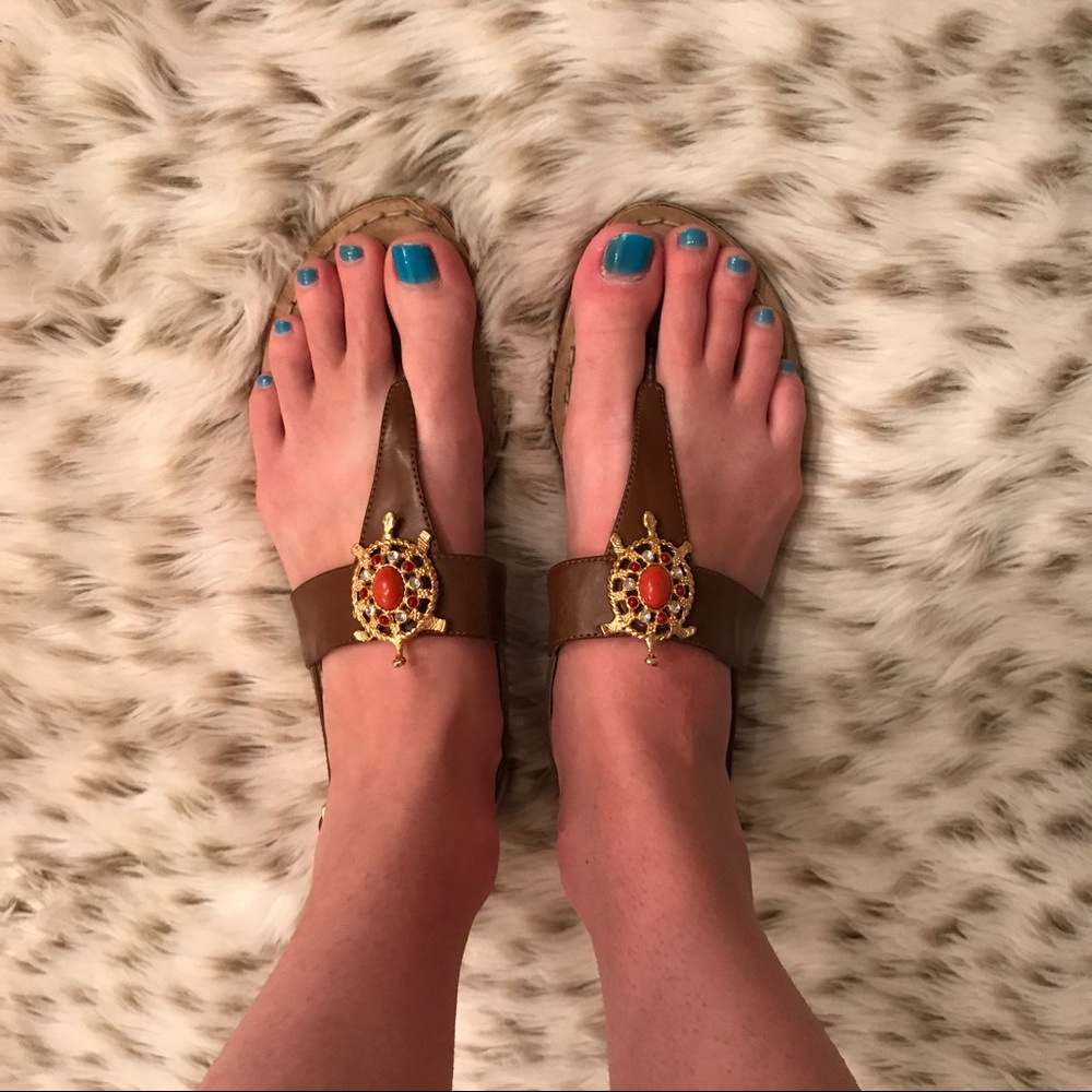 Miss Trish of Capri for Target Turtle Sandals