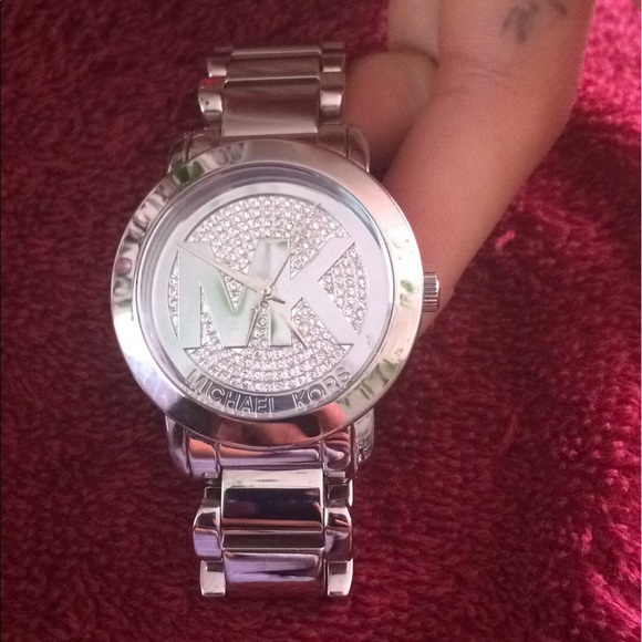 MK stainless steel watch