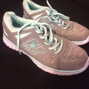 blue and grey u.s polo assn shoes