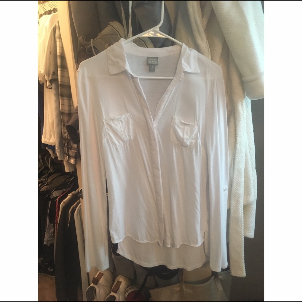 CONVERSE ONE ⭐️ STAR BUTTON UP LONG SLEEVE SHIRT