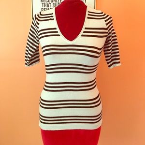 Half Sleeve Striped Shirt