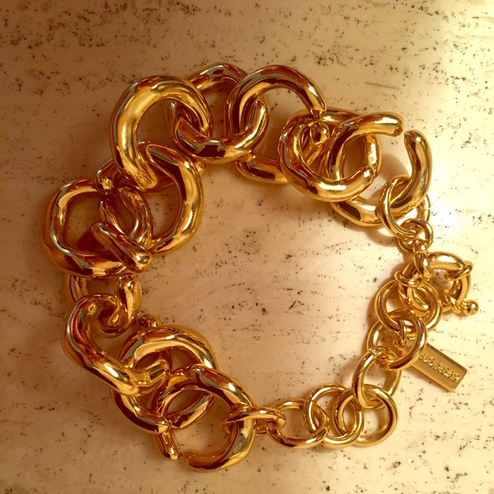 Baublebar Gold Mary Links Bracelet