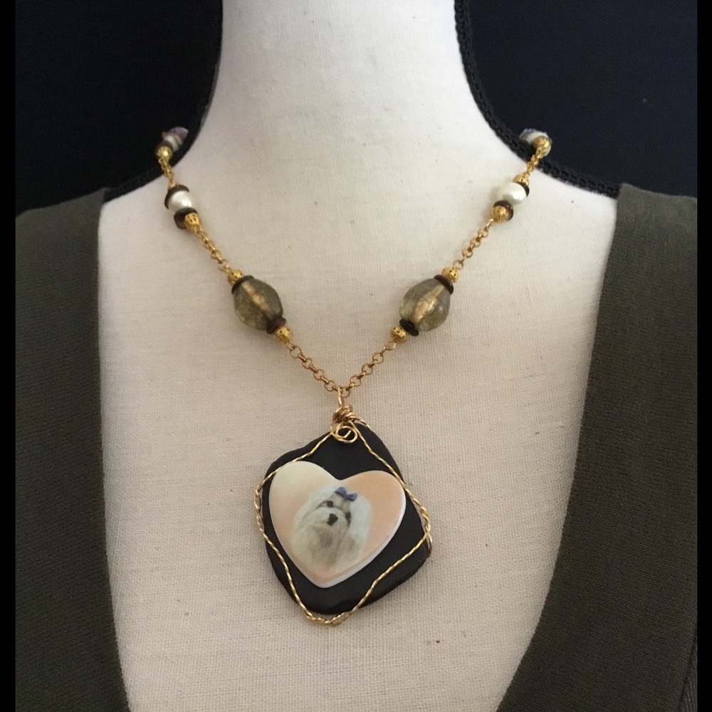 Dog Lovers! Love My Shih Tzu Necklace. Only One!