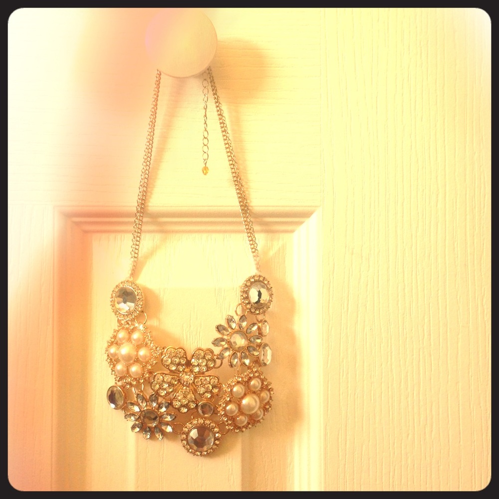 Elegantly jeweled necklace