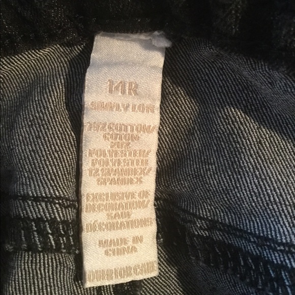 📚Justice gray and black jeans - Picture 3 of 4