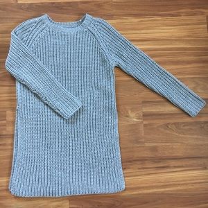 A Forever21 sweater dress.