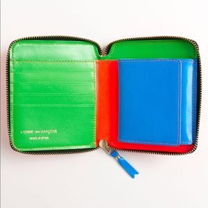 Comme Des Garçons square zip around wallet