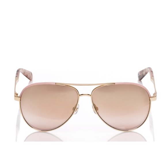 Kate Spade Amarissa sunglasses in gold pink main image 4
