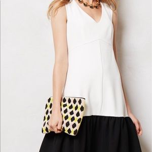 Anthropology Leifsdottir Colorblock Crepe Dress