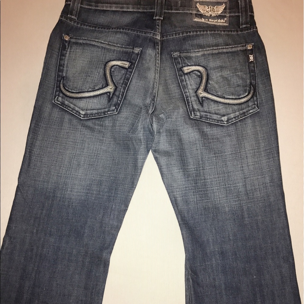 Rock & Republic Men's Jeans Bootcut NEW Authentic