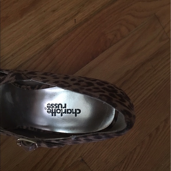 Charlottes Russe leopard heel w strap - Picture 5 of 6