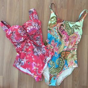 Fürstenberg one piece bathing suit BUNDLE