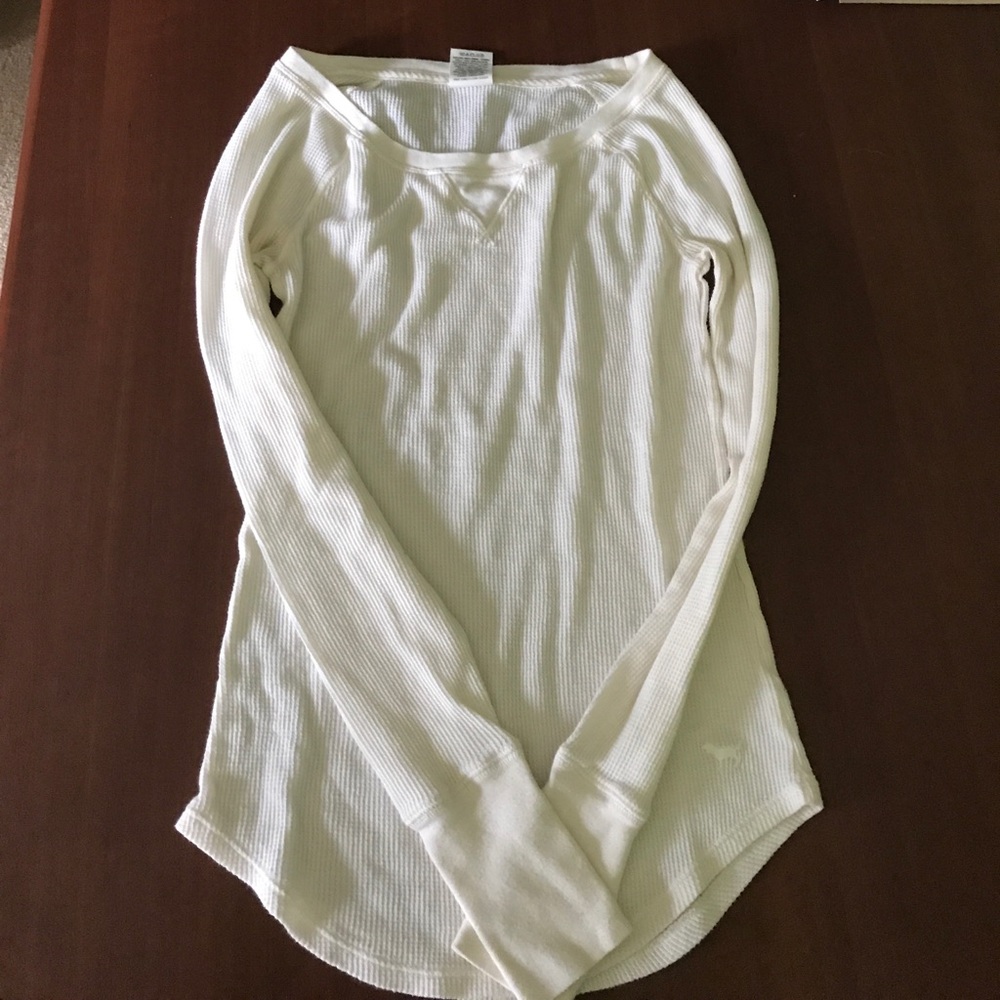 VS Pink Long Sleeve Thermal Shirt