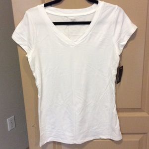 NWT basic white v-neck