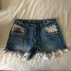 SALE! Miss Me Lace Crochet Shorts