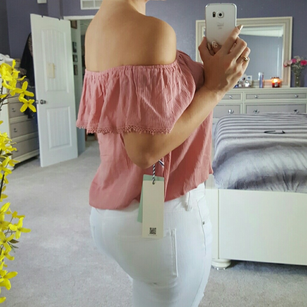 💋 Boho crop top 💋 - Picture 3 of 3