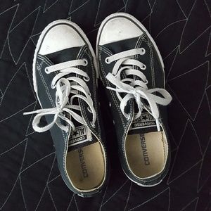 Converse Chucks Black White Rockabilly Punk Skate