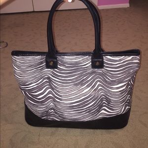 Authentic Tory Burch zebra print purse