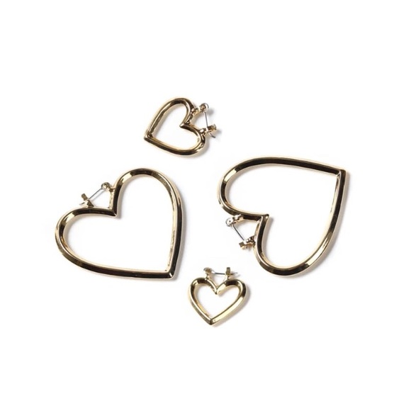 💕Double Heart Earrings💕 - Picture 7 of 7