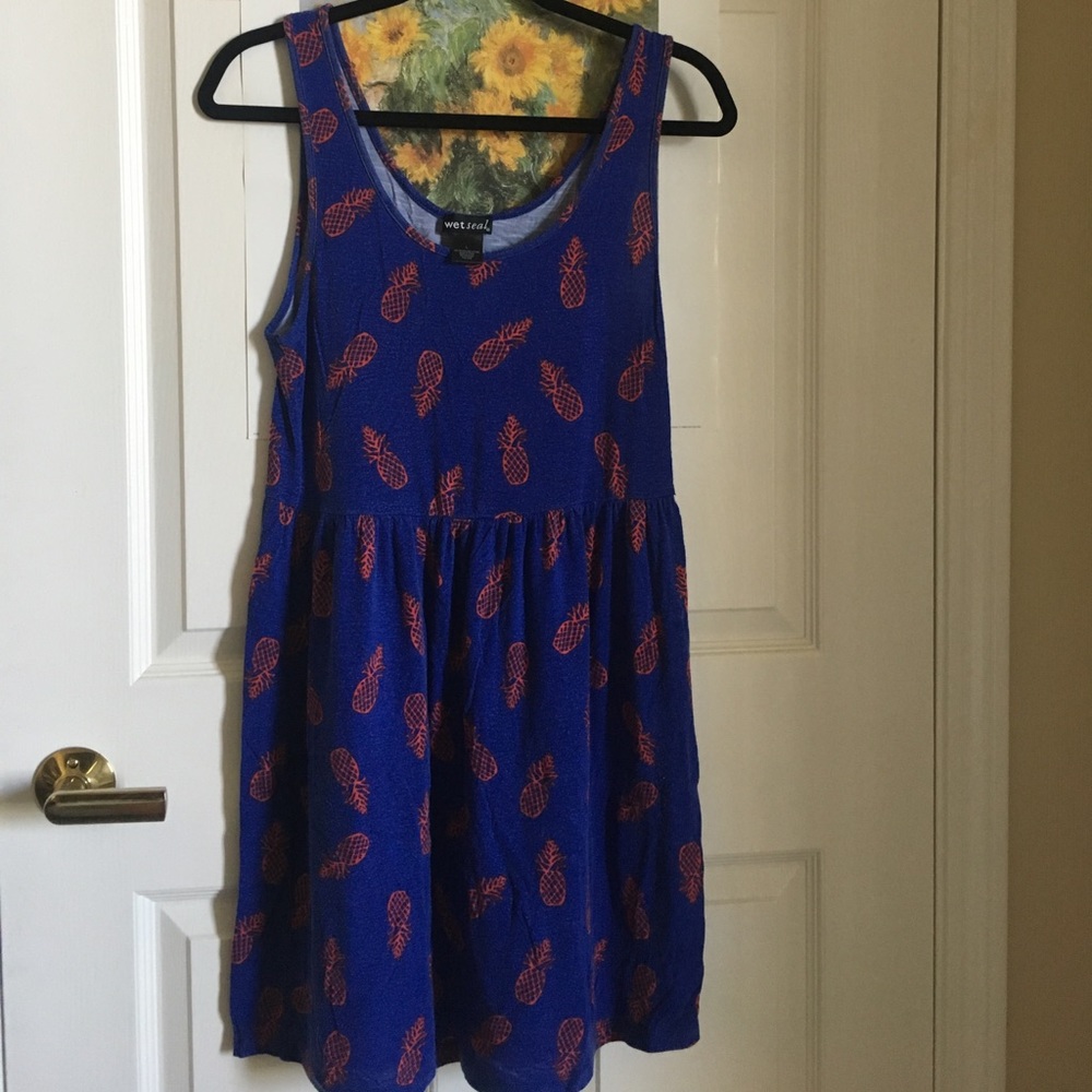 Blue summer dress