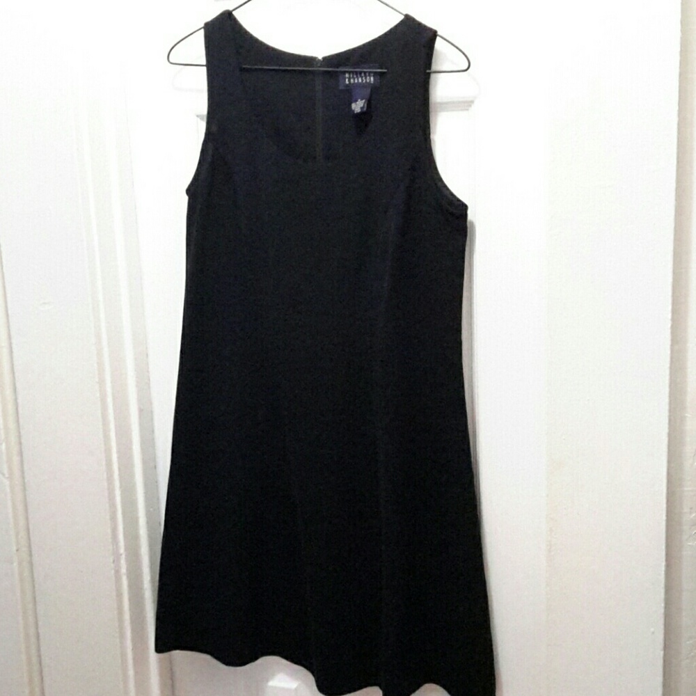 Price cut, Black sleeveless dress, nice. Sz. 6