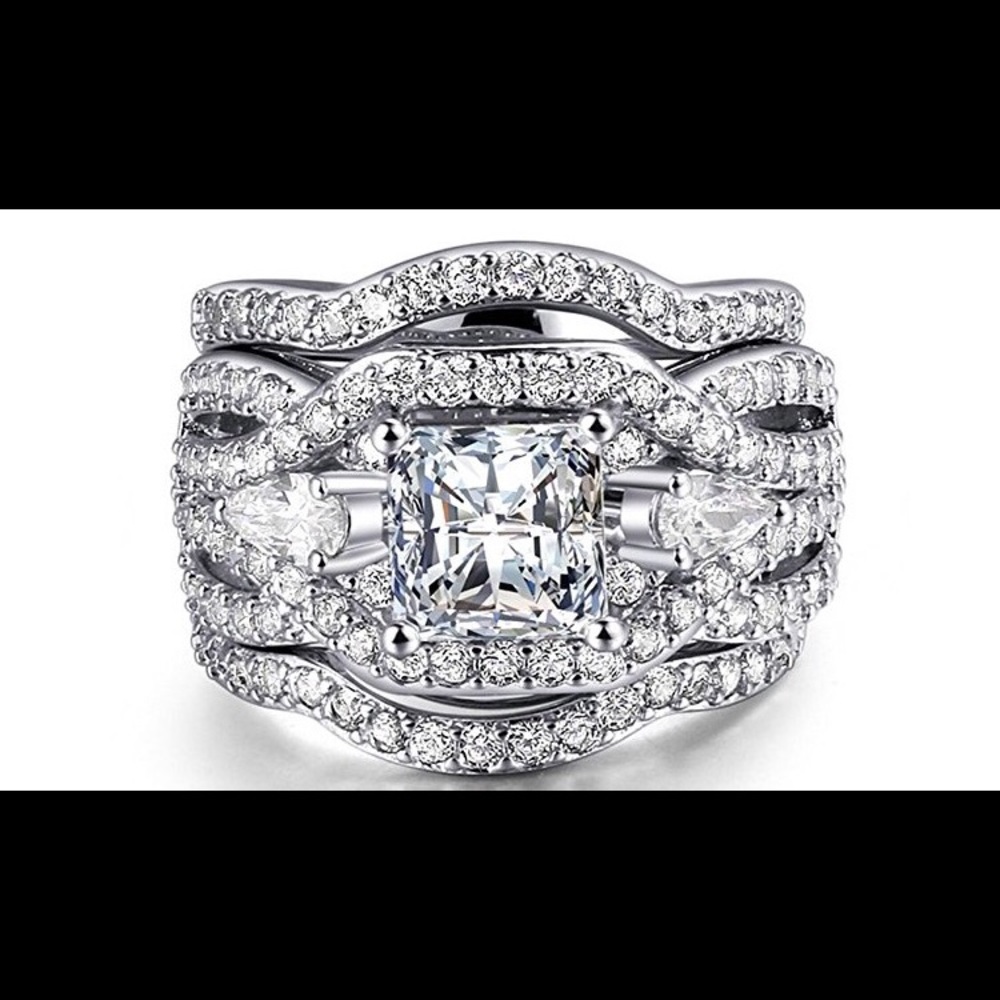 3 piece set of a Diamond Engagement Ring